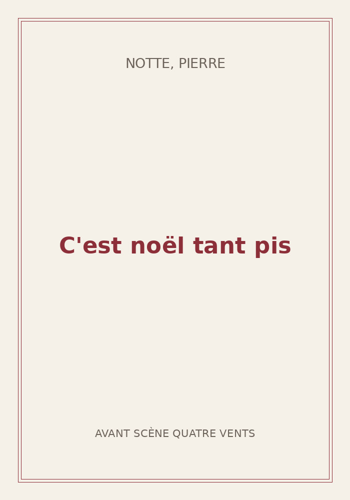 Couverture de « C'est noël tant pis »