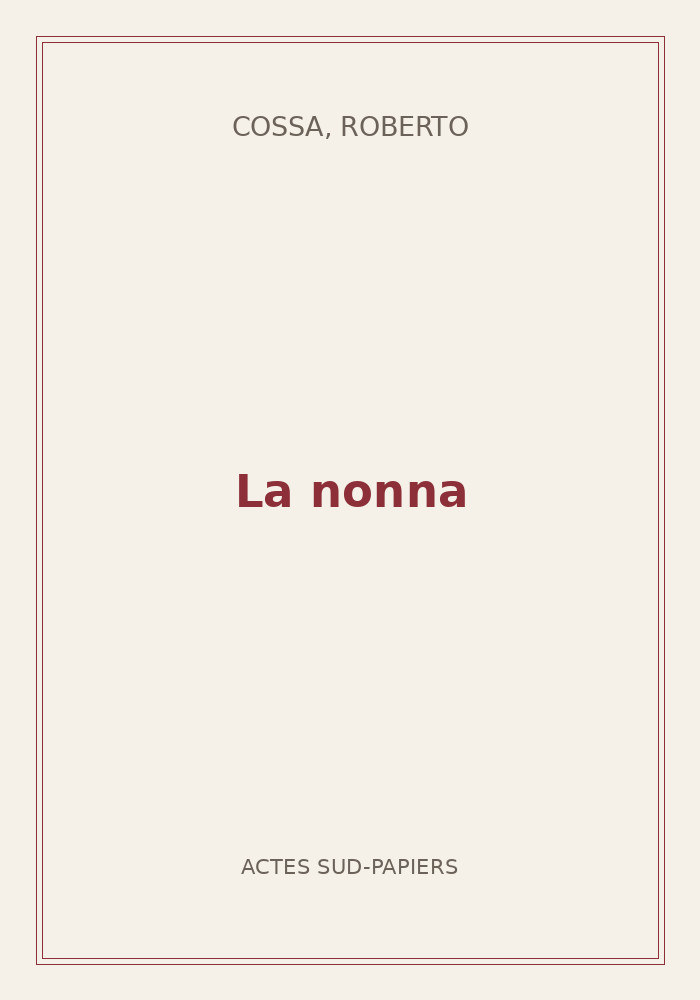 Couverture de « La nonna »