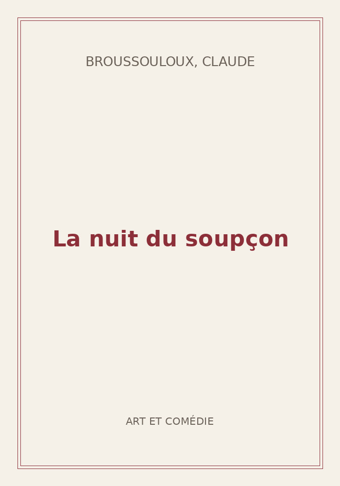 Couverture de « La nuit du soupçon »