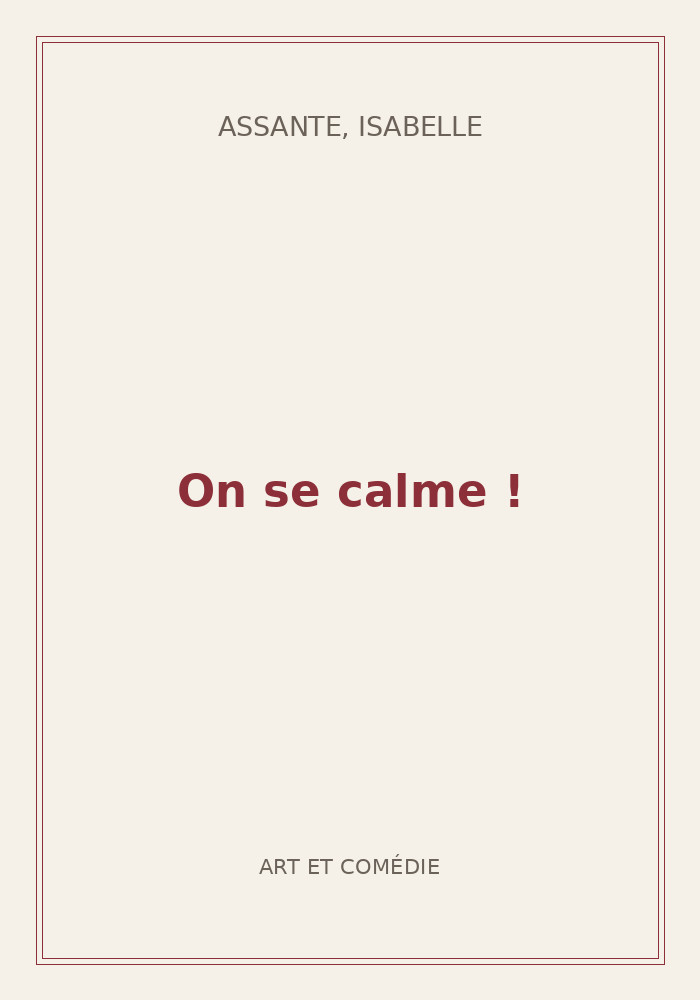 Couverture de « On se calme ! »