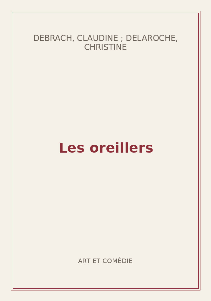 Couverture de « Les oreillers »