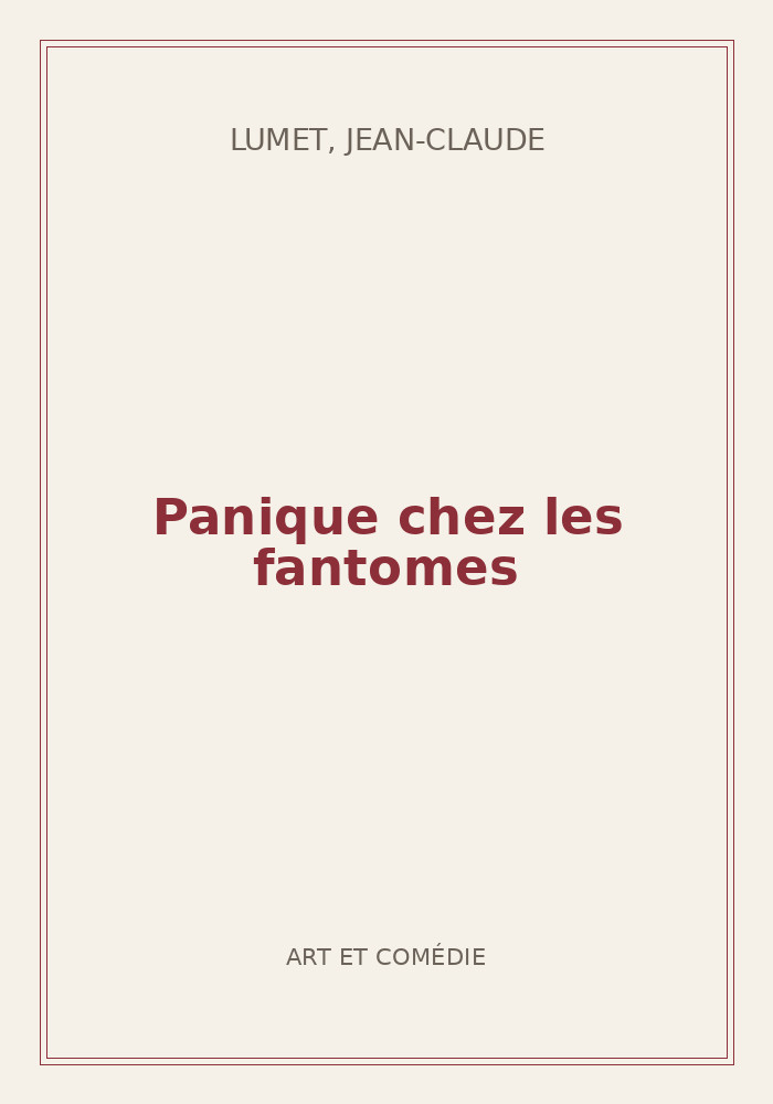 Couverture de « Panique chez les fantomes »