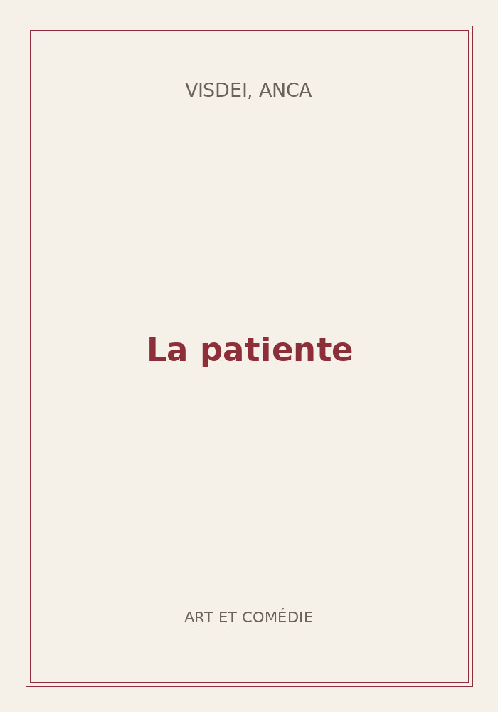 Couverture de « La patiente »