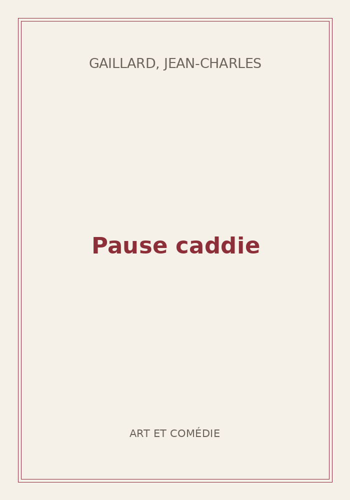 Couverture de « Pause caddie »