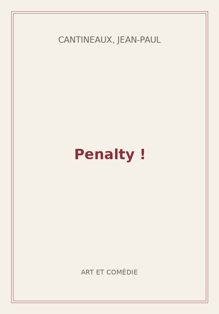Couverture de « Penalty ! »