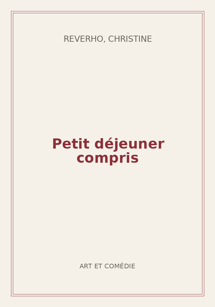 Couverture de « Petit déjeuner compris »