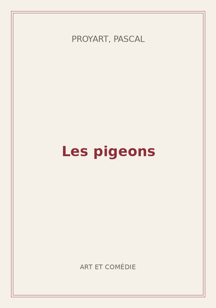 Couverture de « Les pigeons »