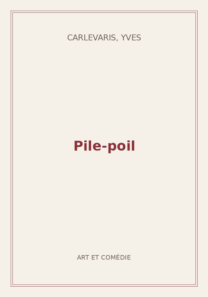 Couverture de « Pile-poil »