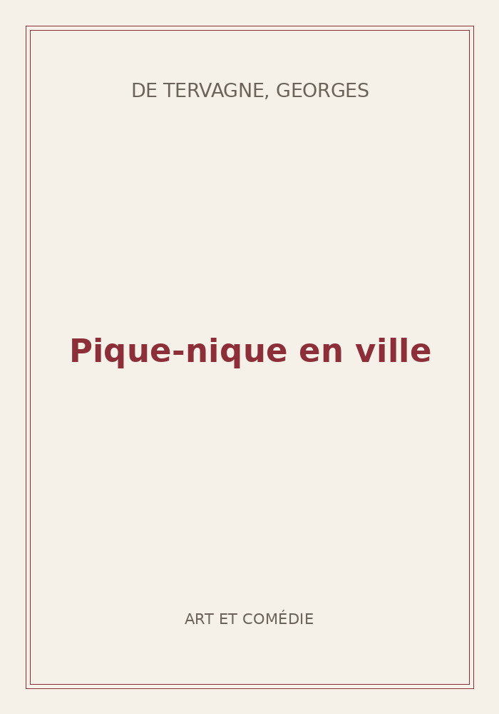 Couverture de « Pique-nique en ville »