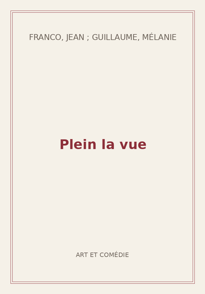 Couverture de « Plein la vue »