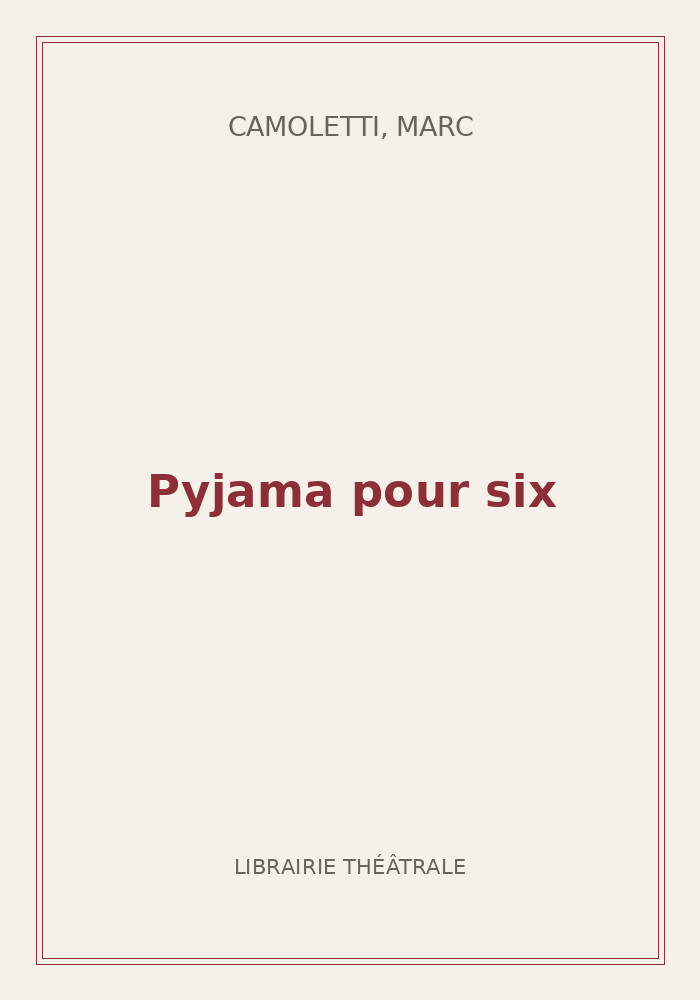 Couverture de « Pyjama pour six »
