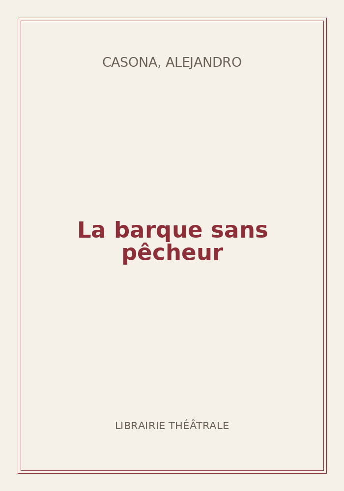 Couverture de « La barque sans pêcheur »