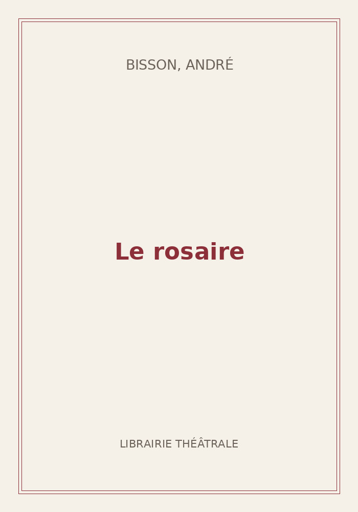 Couverture de « Le rosaire »