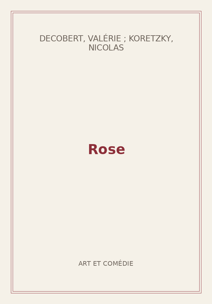 Couverture de « Rose »