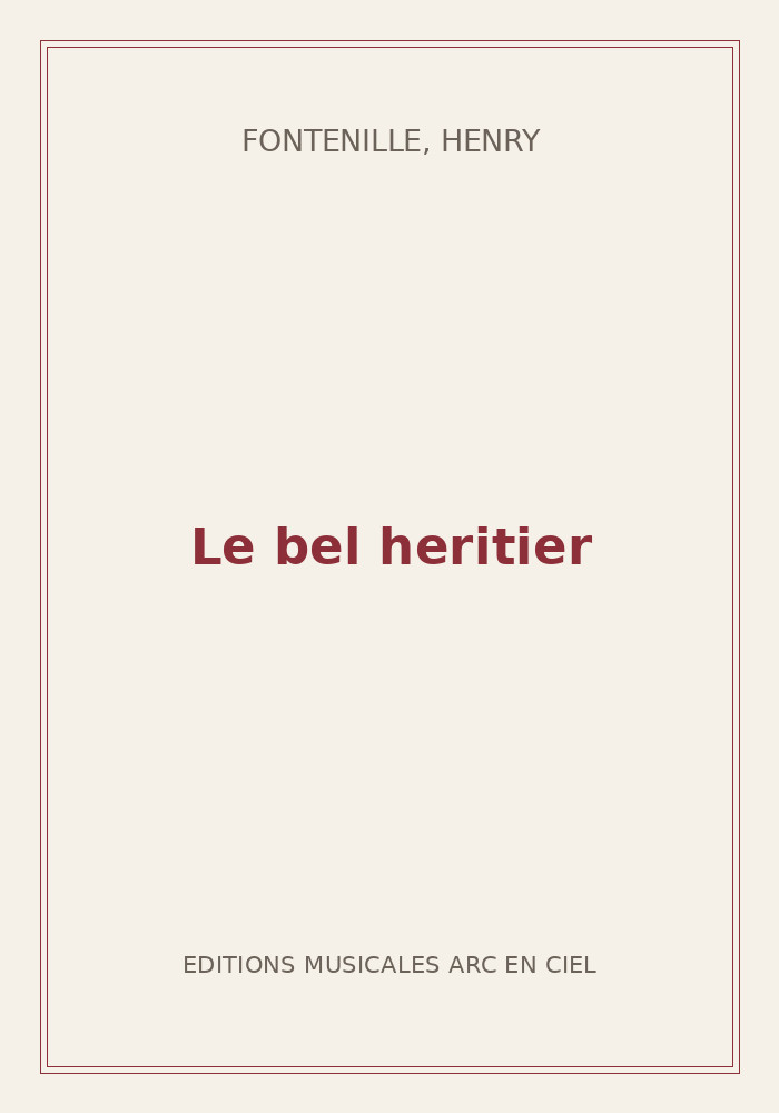 Couverture de « Le bel heritier »