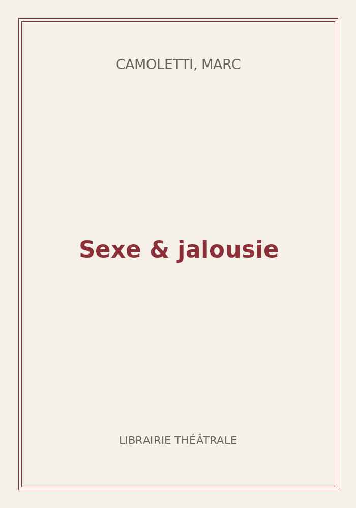 Couverture de « Sexe & jalousie »