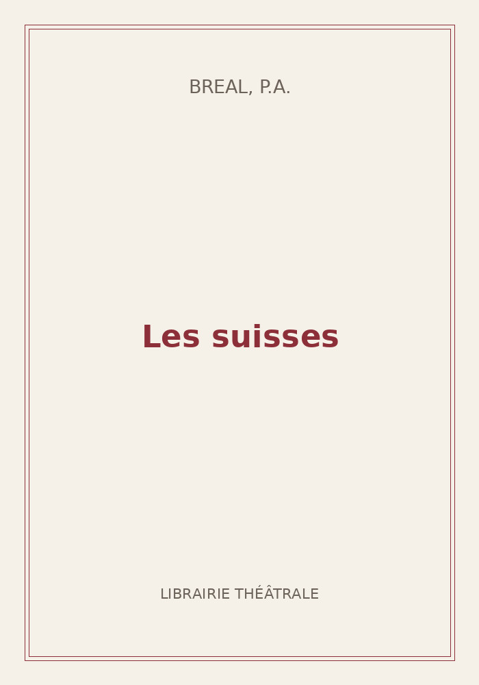 Couverture de « Les suisses »