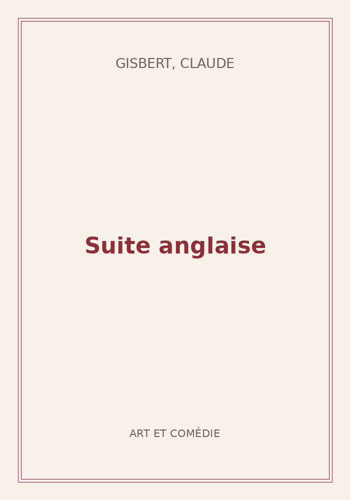 Couverture de « Suite anglaise »