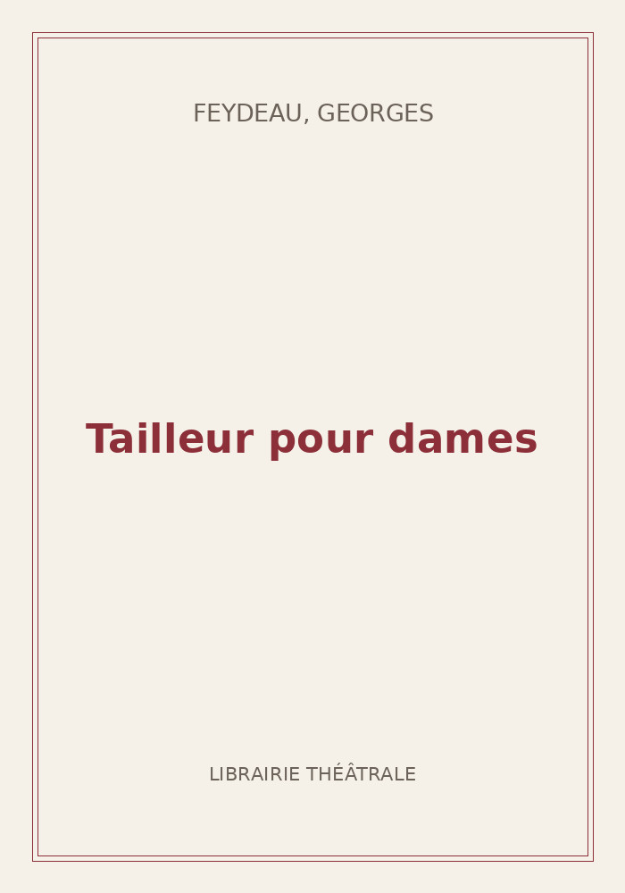 Couverture de « Tailleur pour dames »