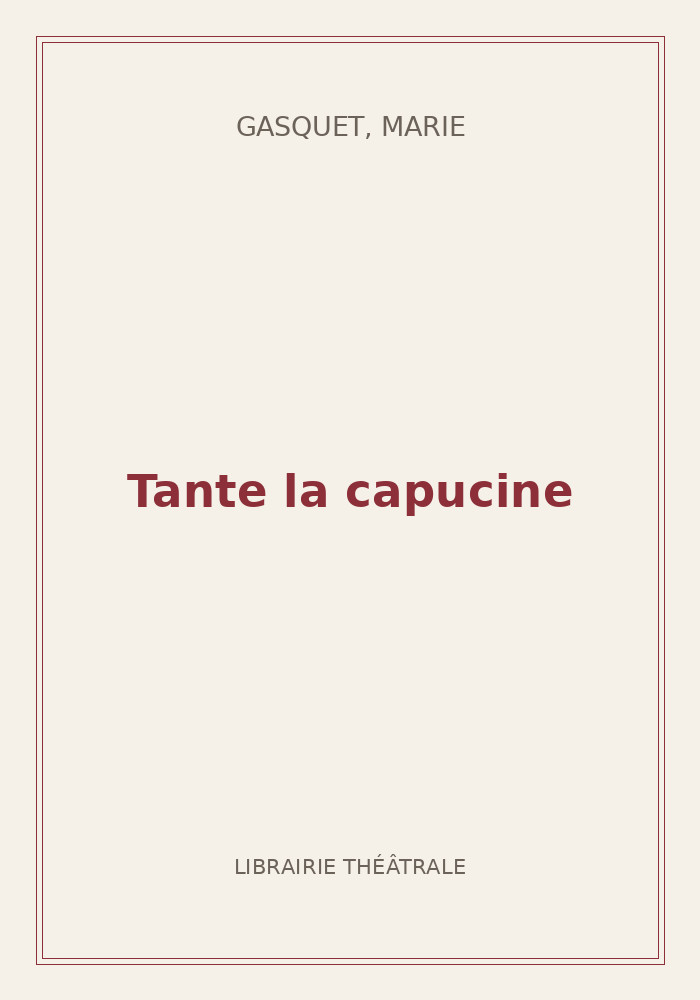 Couverture de « Tante la capucine »