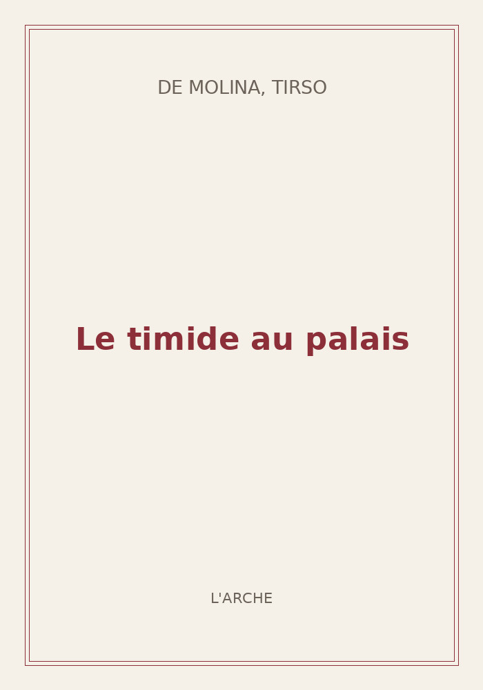 Couverture de « Le timide au palais »