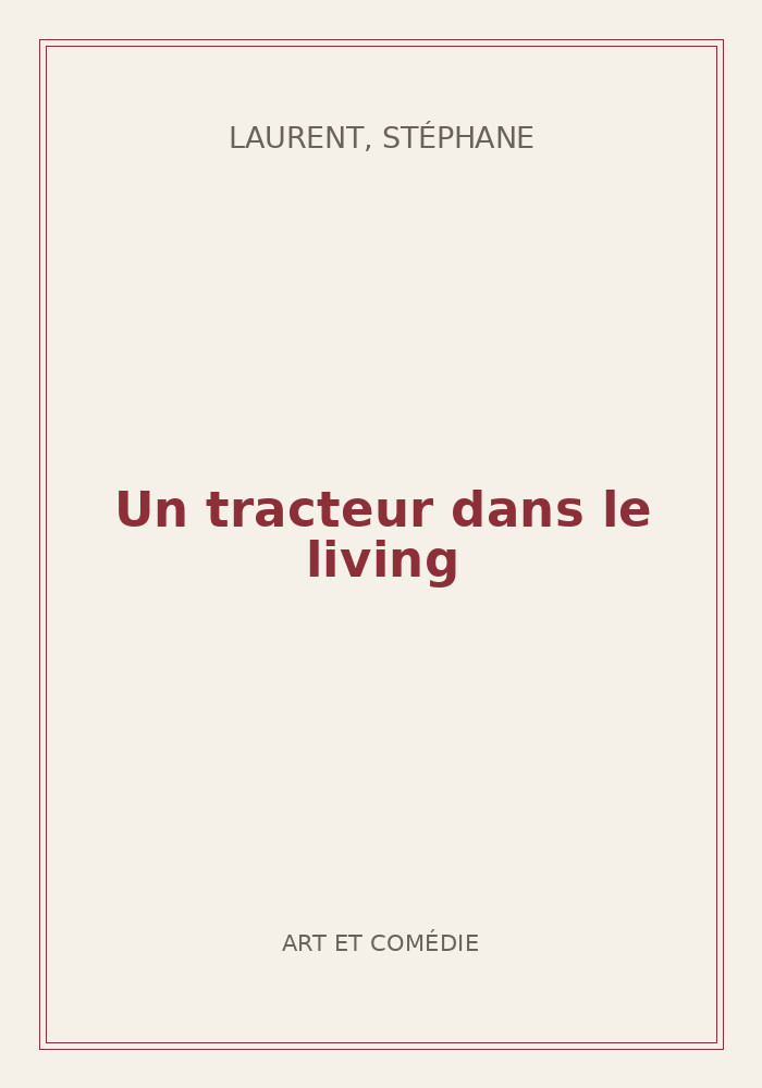 Couverture de « Un tracteur dans le living »