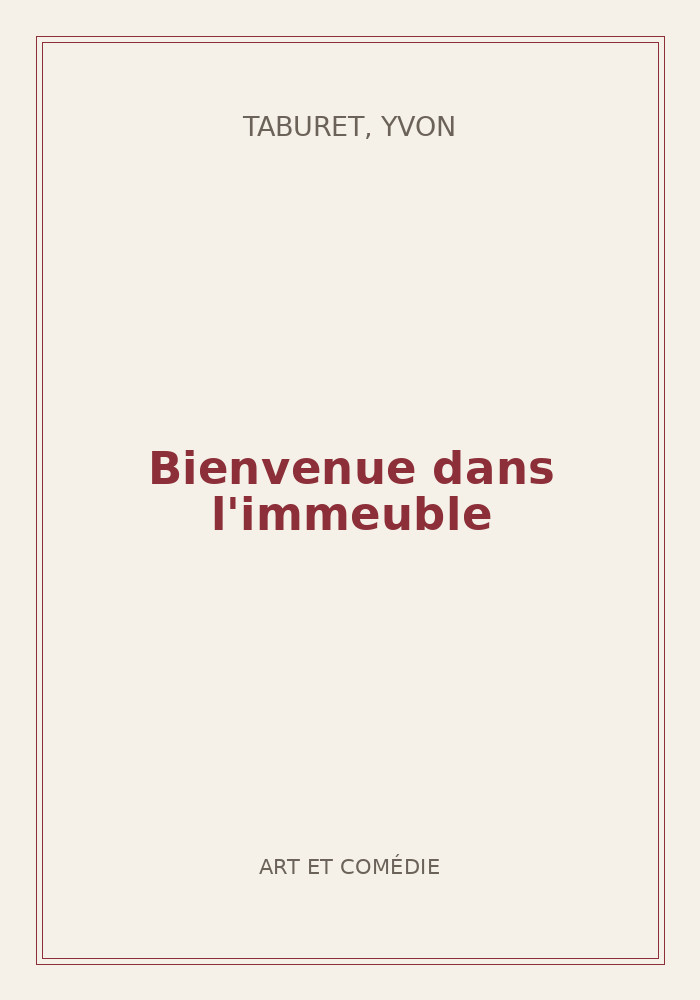 Couverture de « Bienvenue dans l'immeuble »