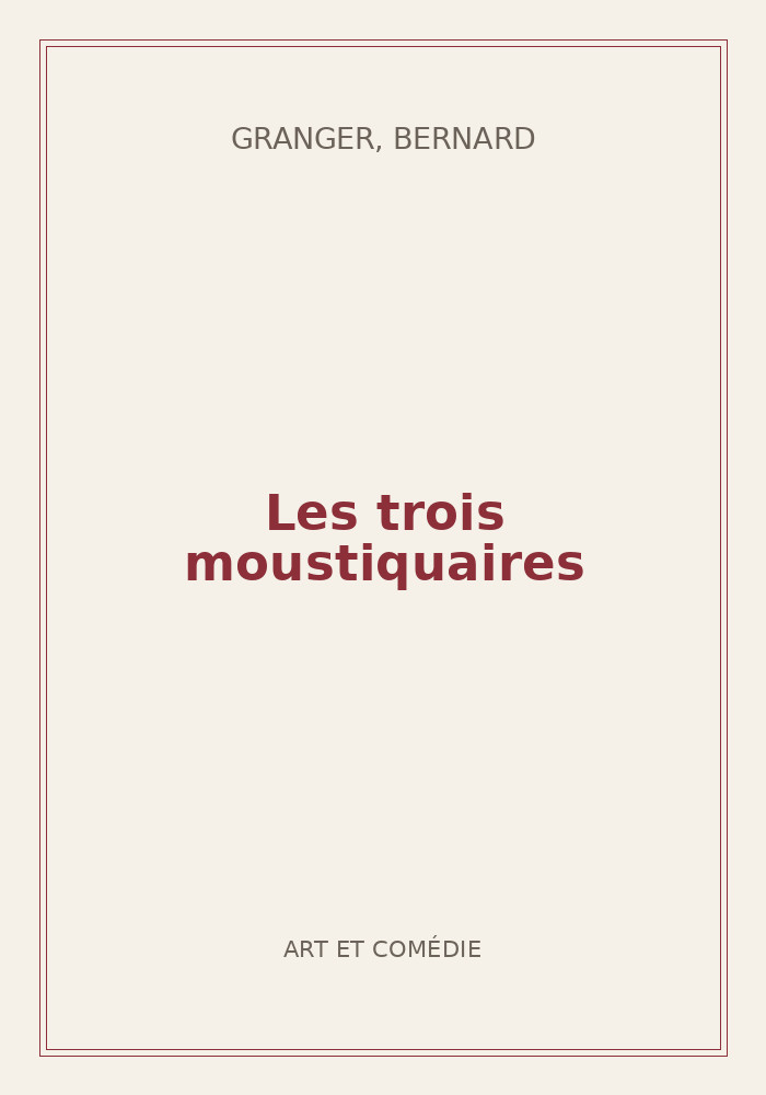 Couverture de « Les trois moustiquaires »