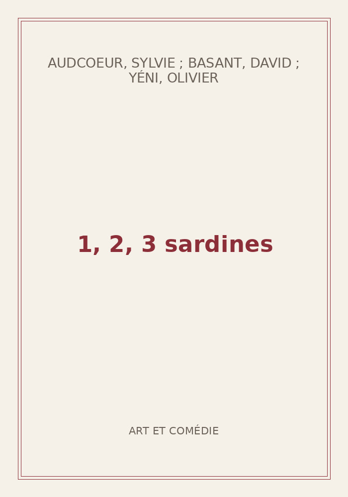 Couverture de « 1, 2, 3 sardines »