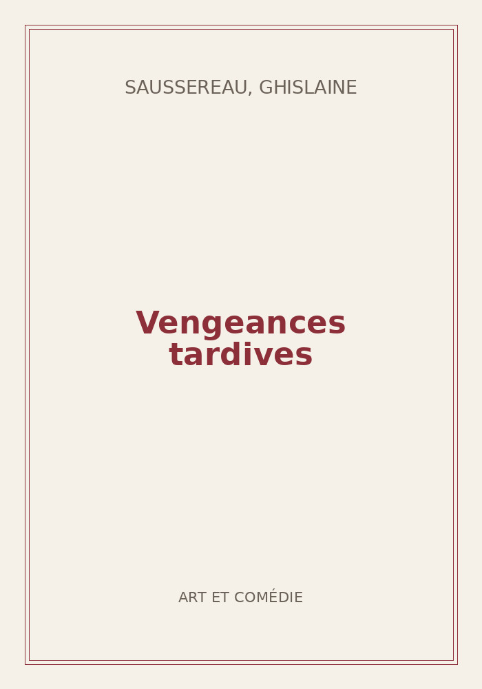 Couverture de « Vengeances tardives »