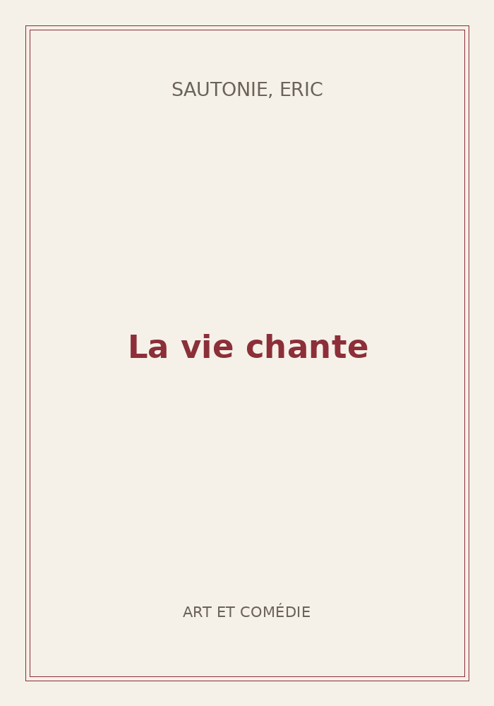 Couverture de « La vie chante »